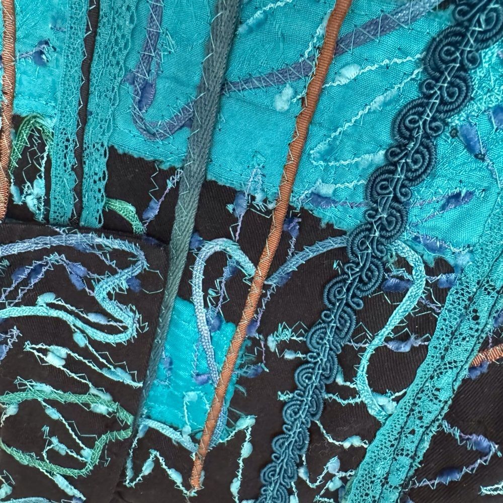 Patchwork Embroidered Boho Jacket - Picture 7 of 9